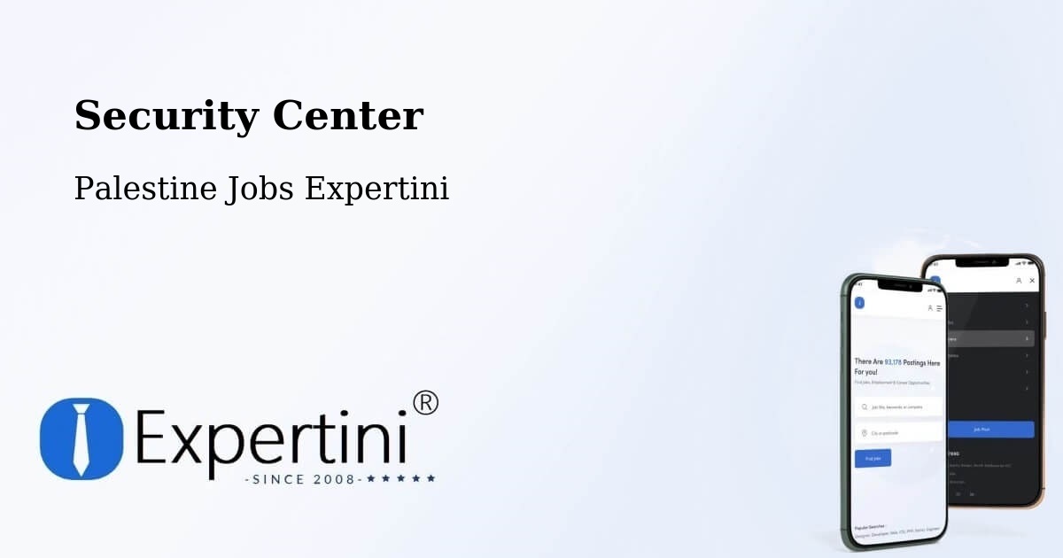 Security & Compliance – Al Khalīl - Palestine Jobs Expertini